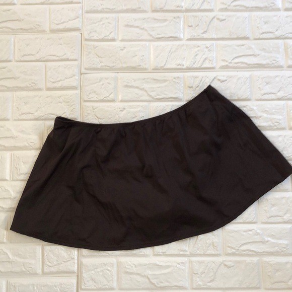 Speedo brown swim skirt bikini bottoms plus size women’s size 18