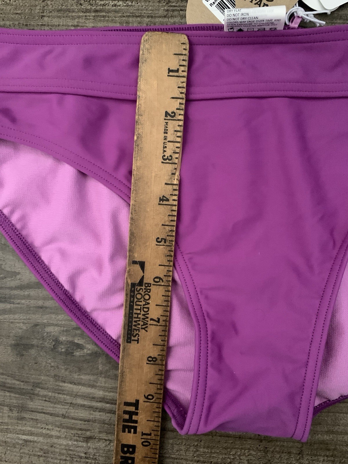 Prana Swim Bikini Bottoms Women’s Size XL Summer Plum Ramba Quick Drying New