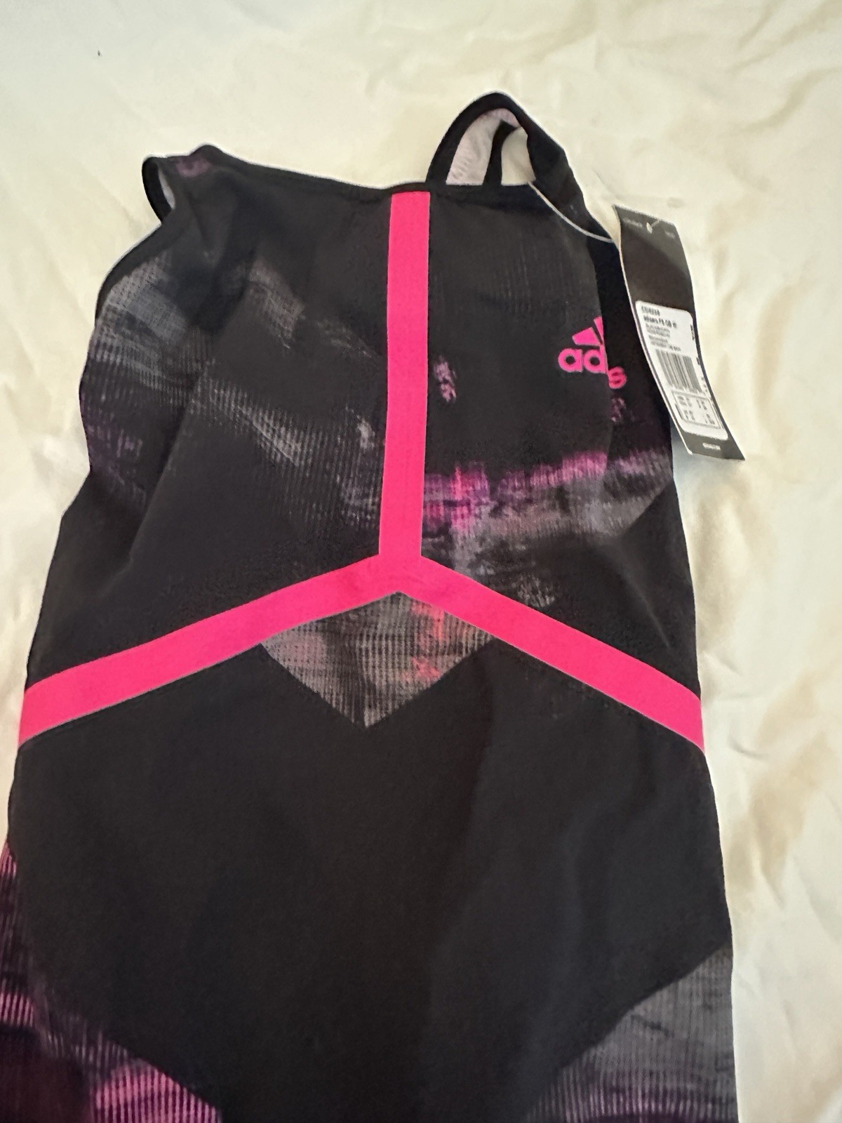 Women’s Adidas Adizero XVIII Freestyle Closed Back FINA Swimsuit SZ 20in REPAIR