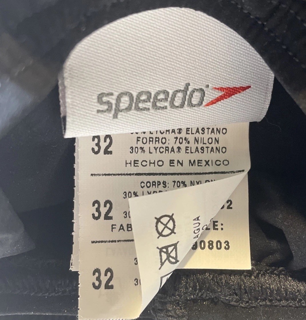 New /Tags Never Worn Women’s Black Speedo Fastskin FS-PRO Race Swimsuite Size 32