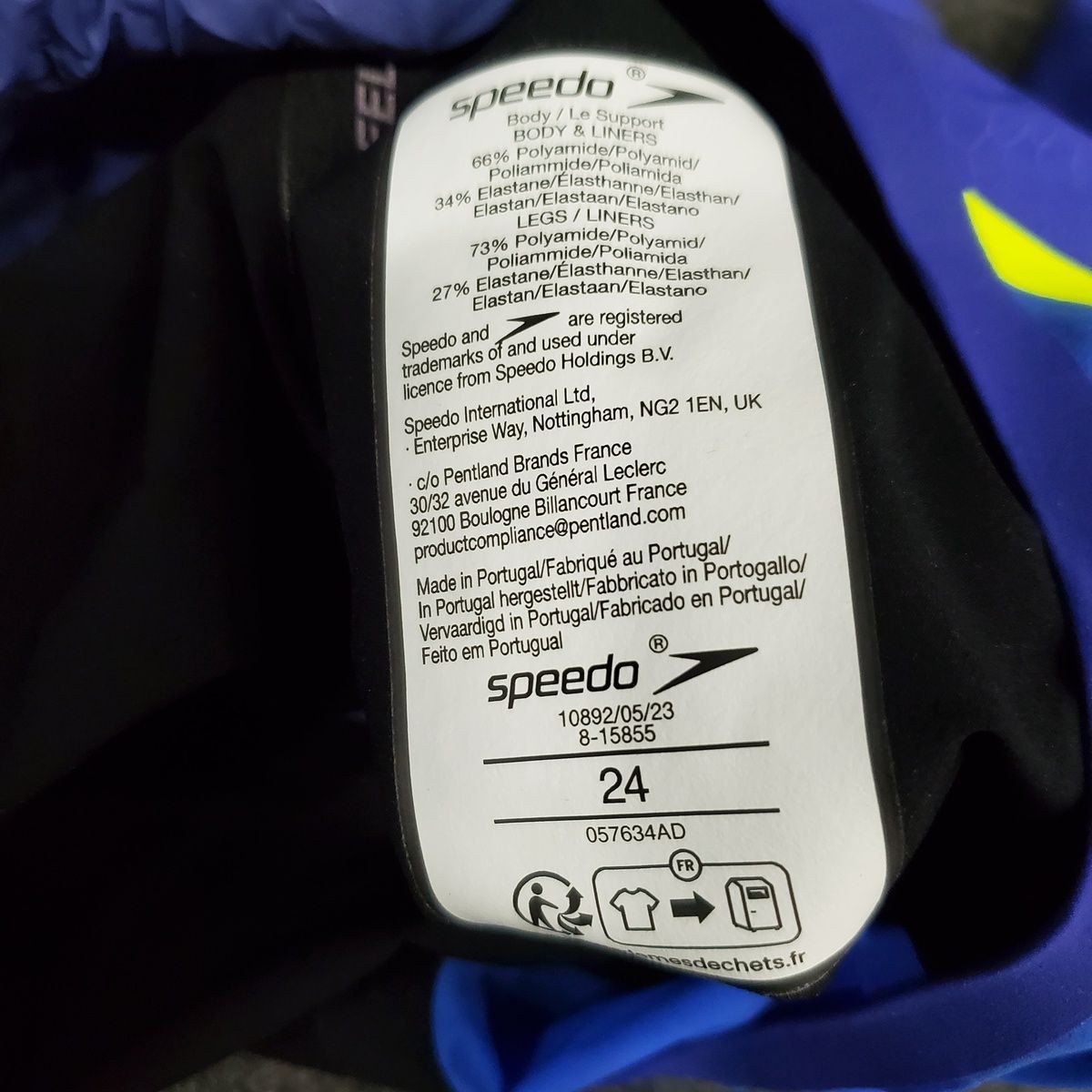 SPEEDO 8-1585518476 Fastskin Intent 2.0 Openback Kneeskin Size 24