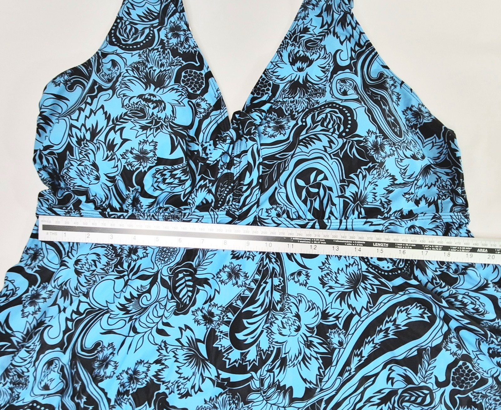 YONIQUE Plus Size 2 Piece Swimsuit Tankini w/ Swim Shorts 22W
