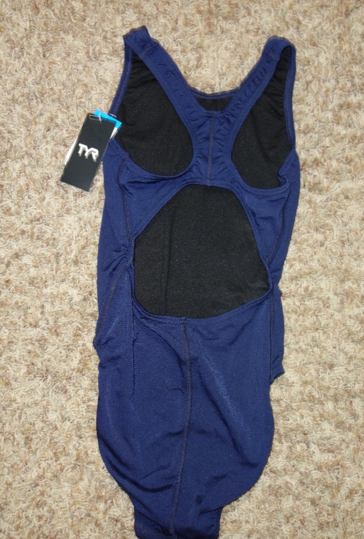 TYR Women’s Durafast Maxfit-A Swimsuit Navy Blue Size 30 Small MDUR7A NEW NWT