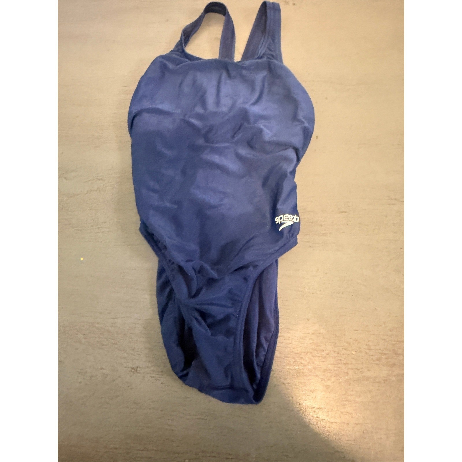 Speedo ProLT Super Pro Back One Piece Swimsuit Navy Blue Athletic Swimwear 6/32