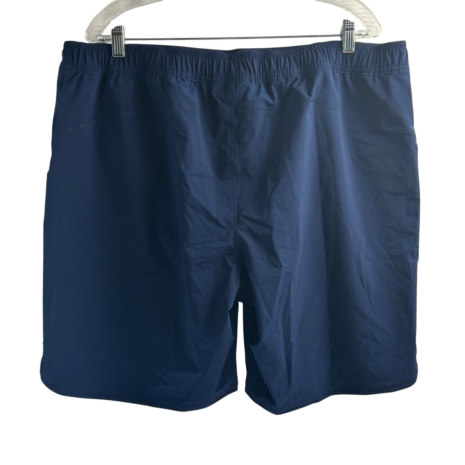 Lands’ End Sport Womens Navy Blue Board Shorts Swim Trunks Size 18 Drawstring