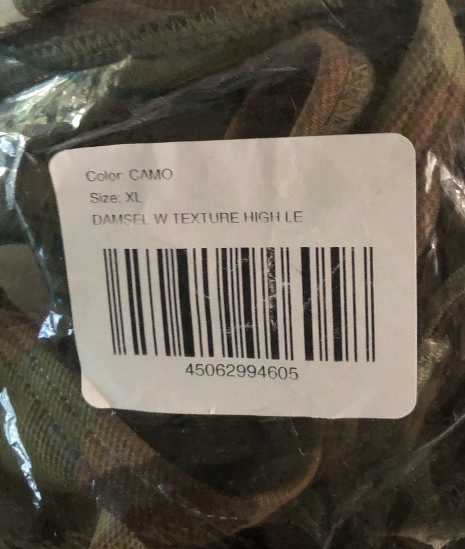 Damsel Green Classic Camo Side Tie Bikini Bottom New In Package