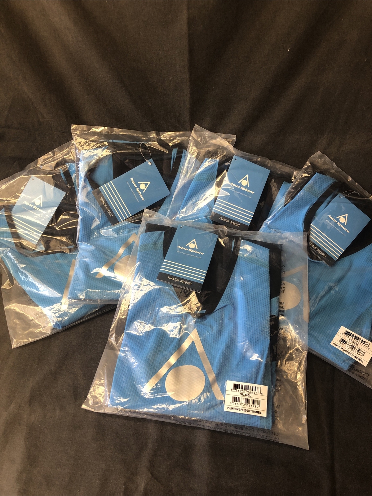 LOT OF 5 Aqua Sphere Women’s Phantom Speedsuit Triathlon New Large