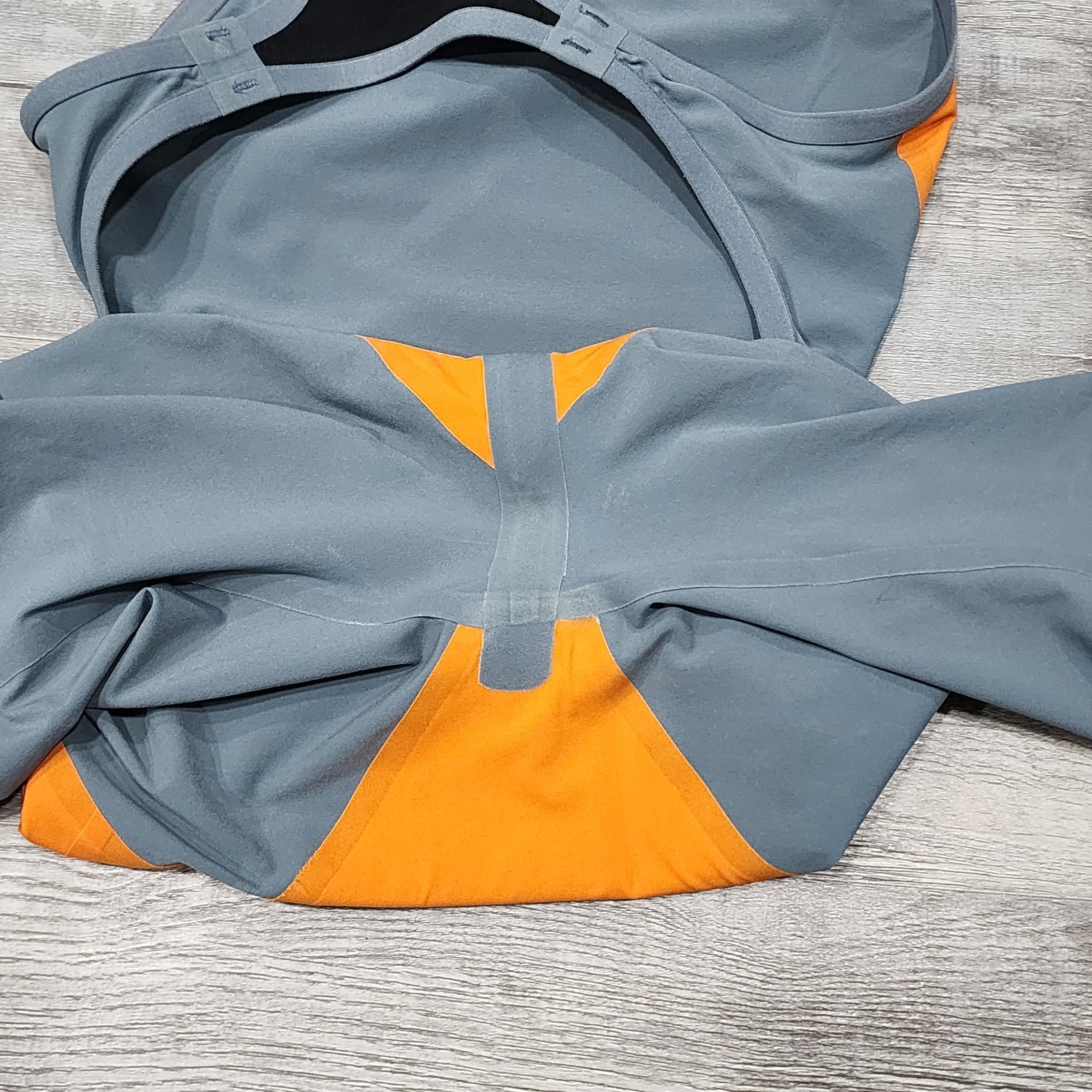 Arena Powerskin Women’s Open Back Tech Suit Gray/Orange Size 28 Racing