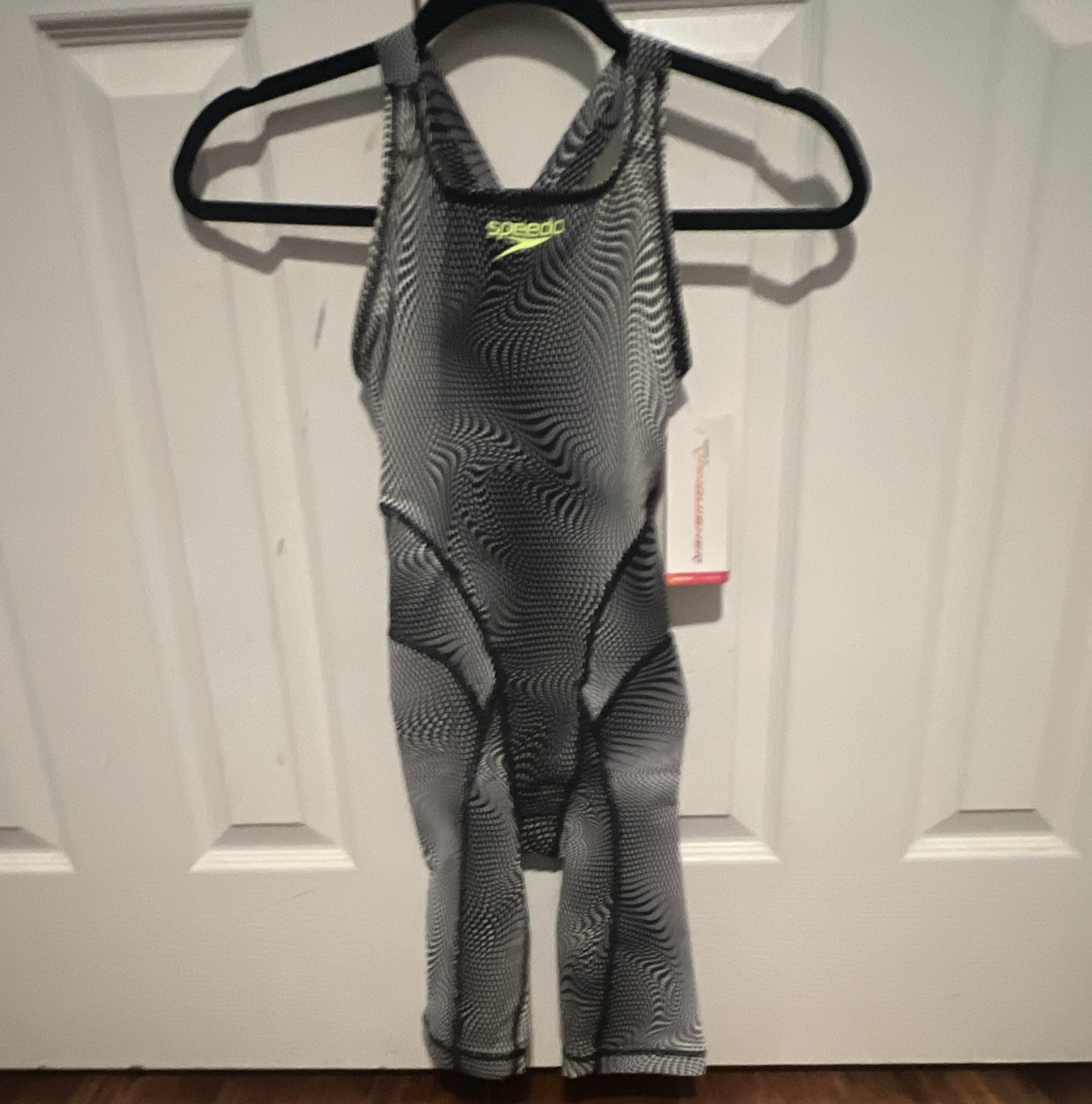 Speedo Endurance+ Vanquisher Kneeskin Competitive One Piece Swimsuit 28 Black