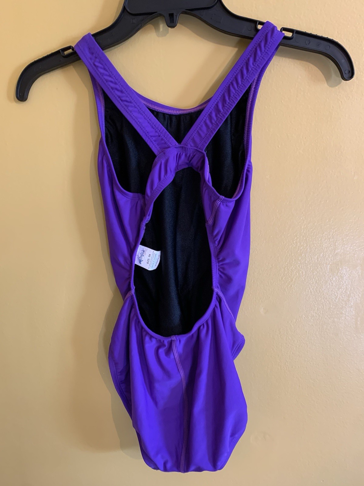 Purple Dolfin cute One Piece competitive Swimsuit Size 32 (Womens S/Kids L)