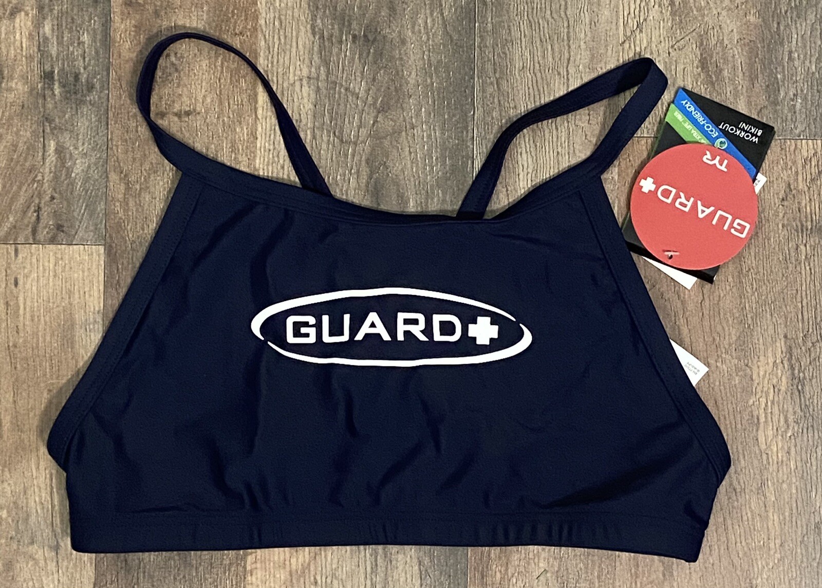 NWT TYR Lifeguard Solid Diamond Fit Top Navy Size XL