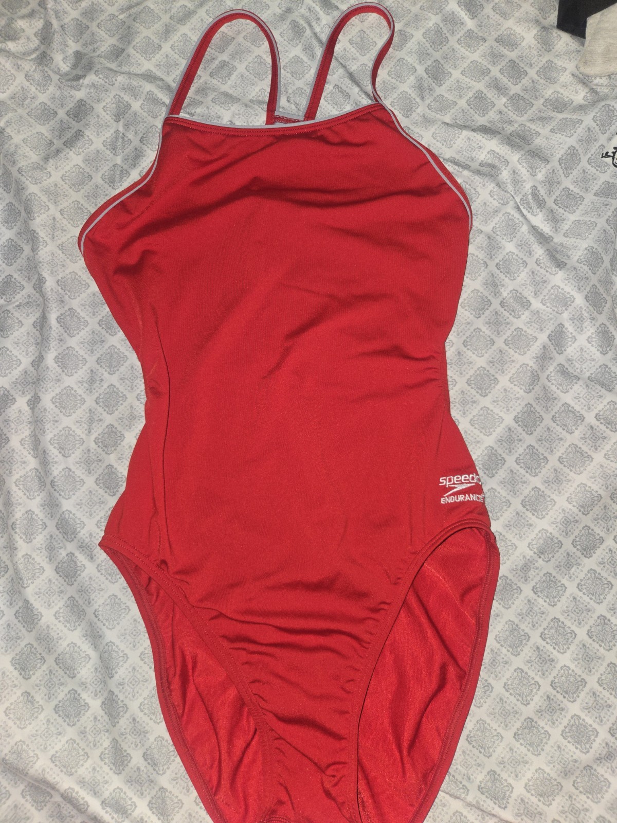 Speedo Endurance+ One Piece Women’s Swimsuit Red Size 10/36 Regular Swimming