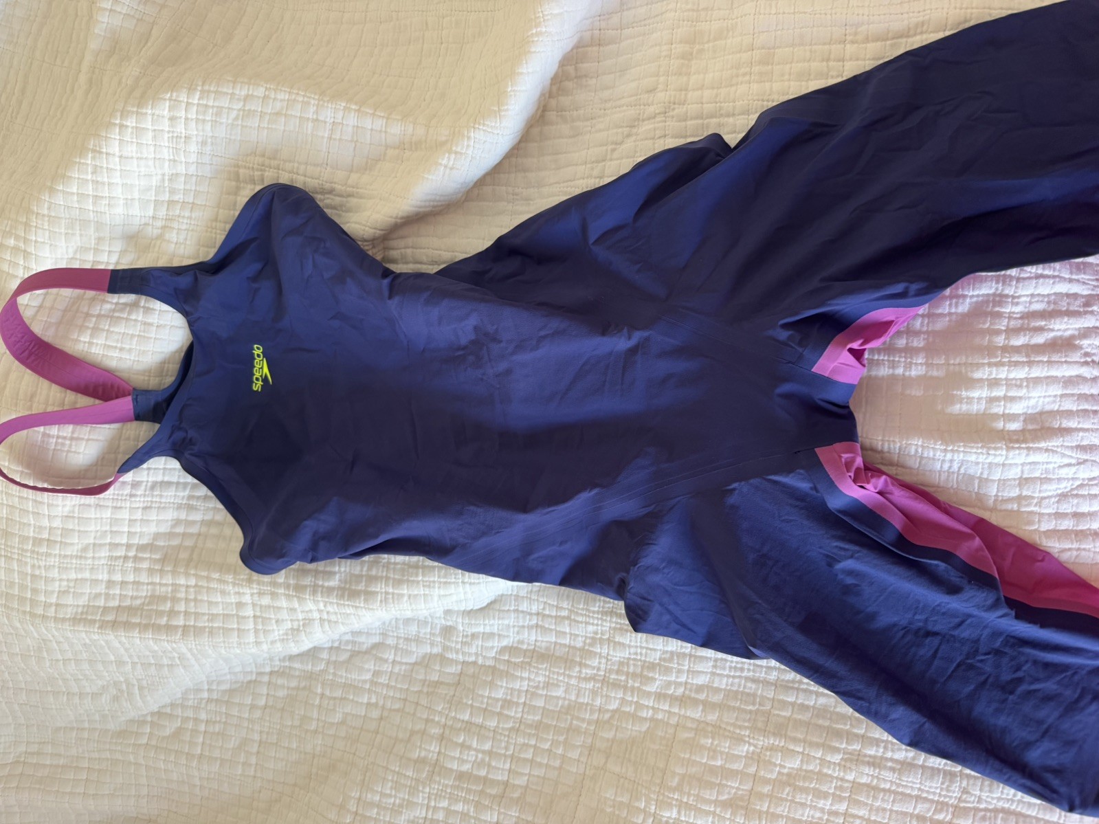 NEW Women’s Speedo Valor 2.0 Openback, Navy/Purple Size 24