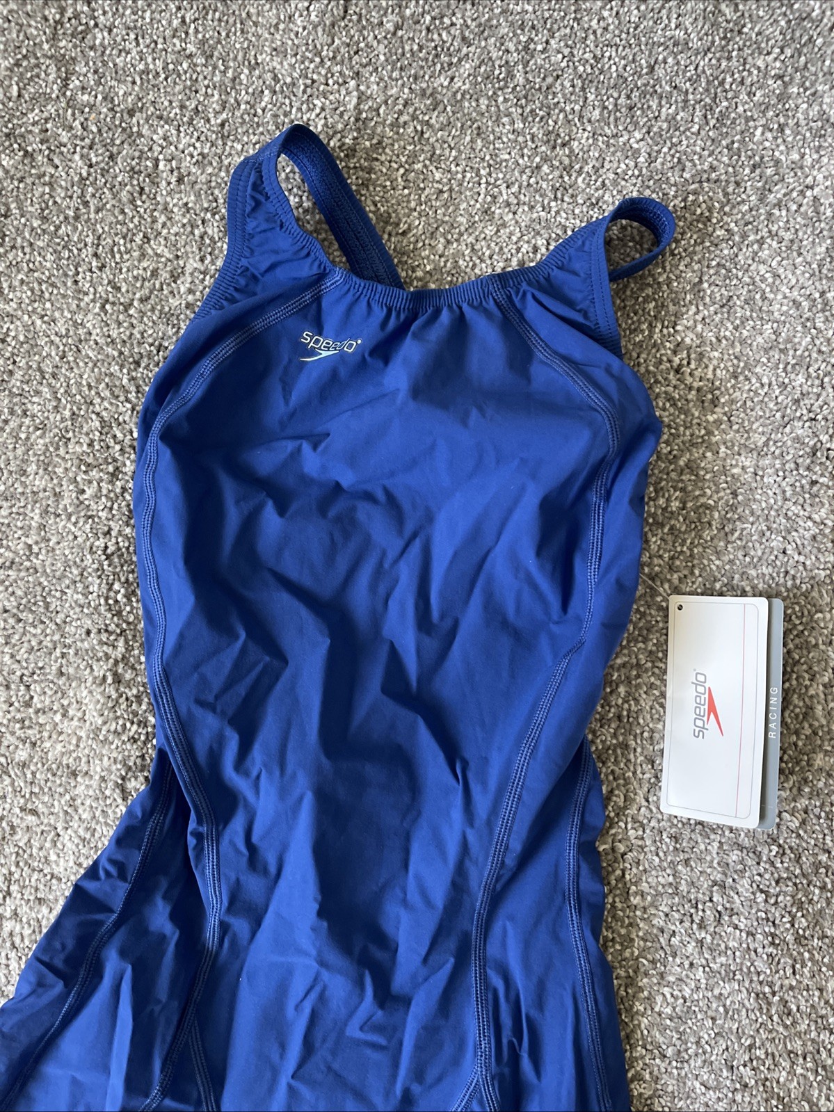 Speedo Women’s Size 28 Kneeskin Open Back Fastskin FS-PRO Blue (NWT)*