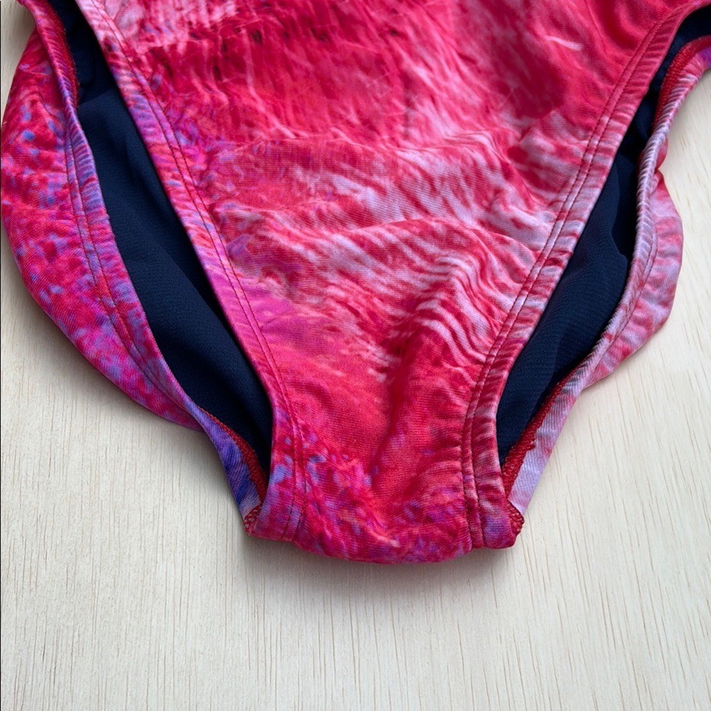 Nike HydraStrong USA Olympic Team Swimsuit Pink Purple Tie Dye NESSE034 Mens 38