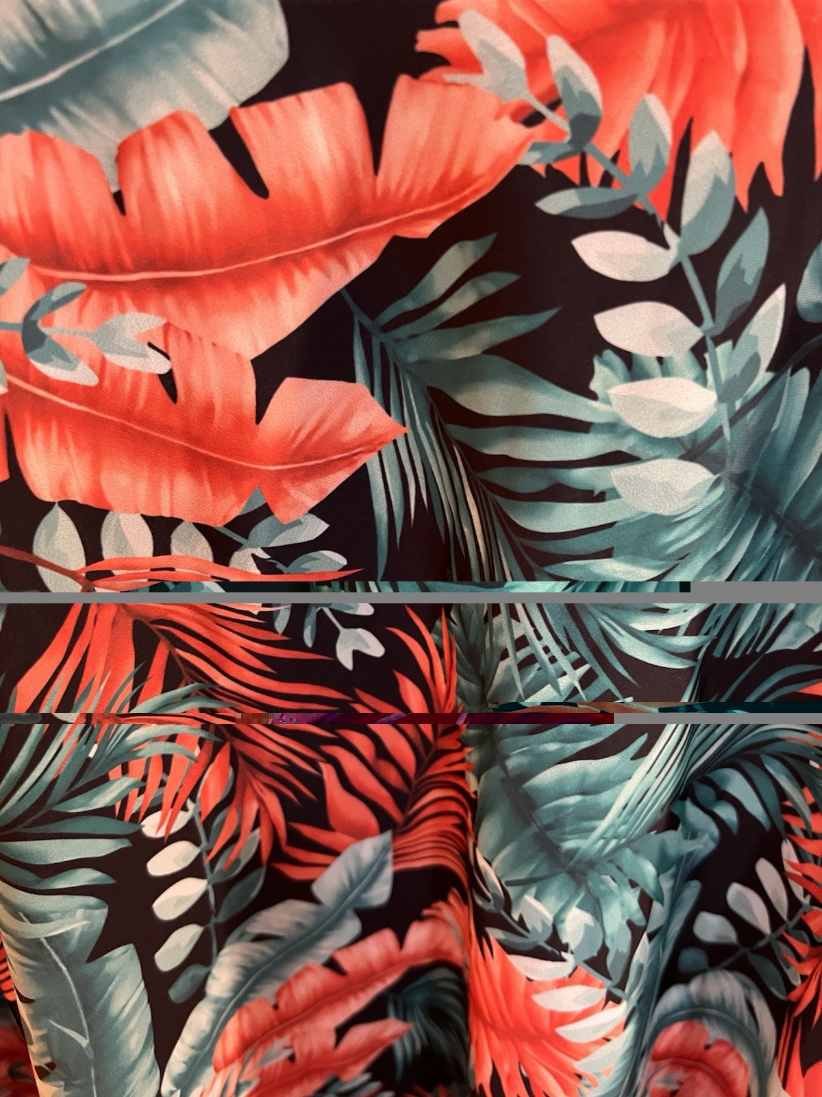Tropical Swim dress/sundress 4X Flutter Sleeve Flounce “Curve” fit No Bottoms