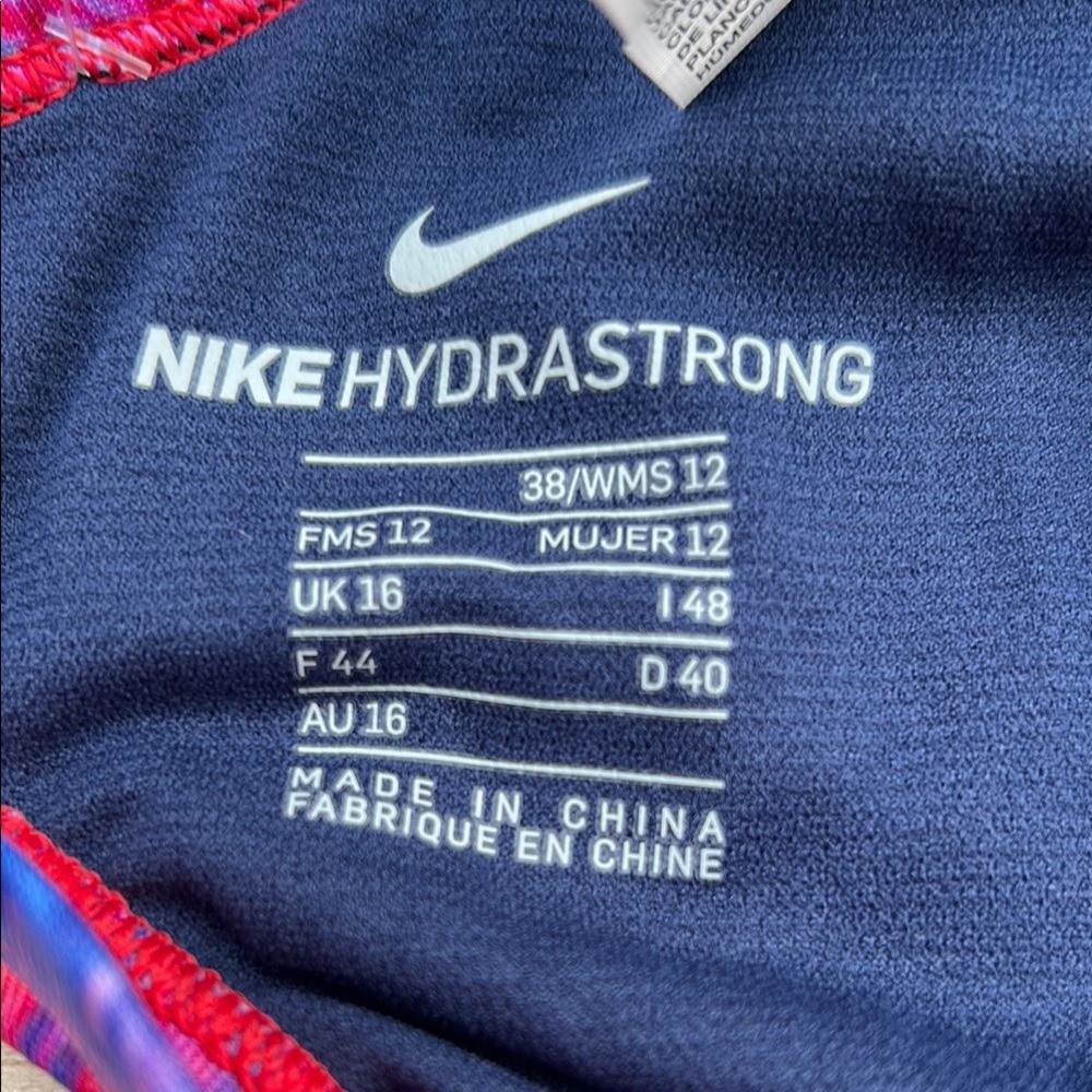 Nike HydraStrong USA Olympic Team Swimsuit Pink Purple Tie Dye NESSE034 Mens 38