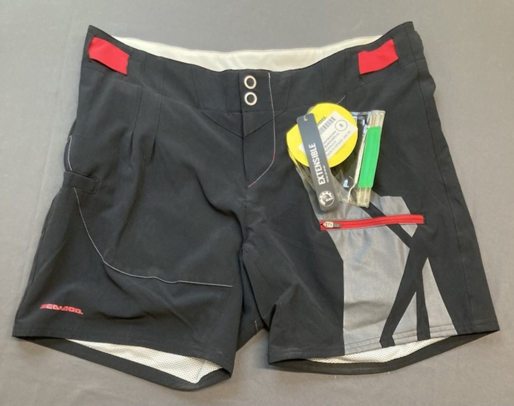 BRP 2863562890 SEA-DOO Ladies Pulse Boardshorts BLACK Size 8 New Genuine