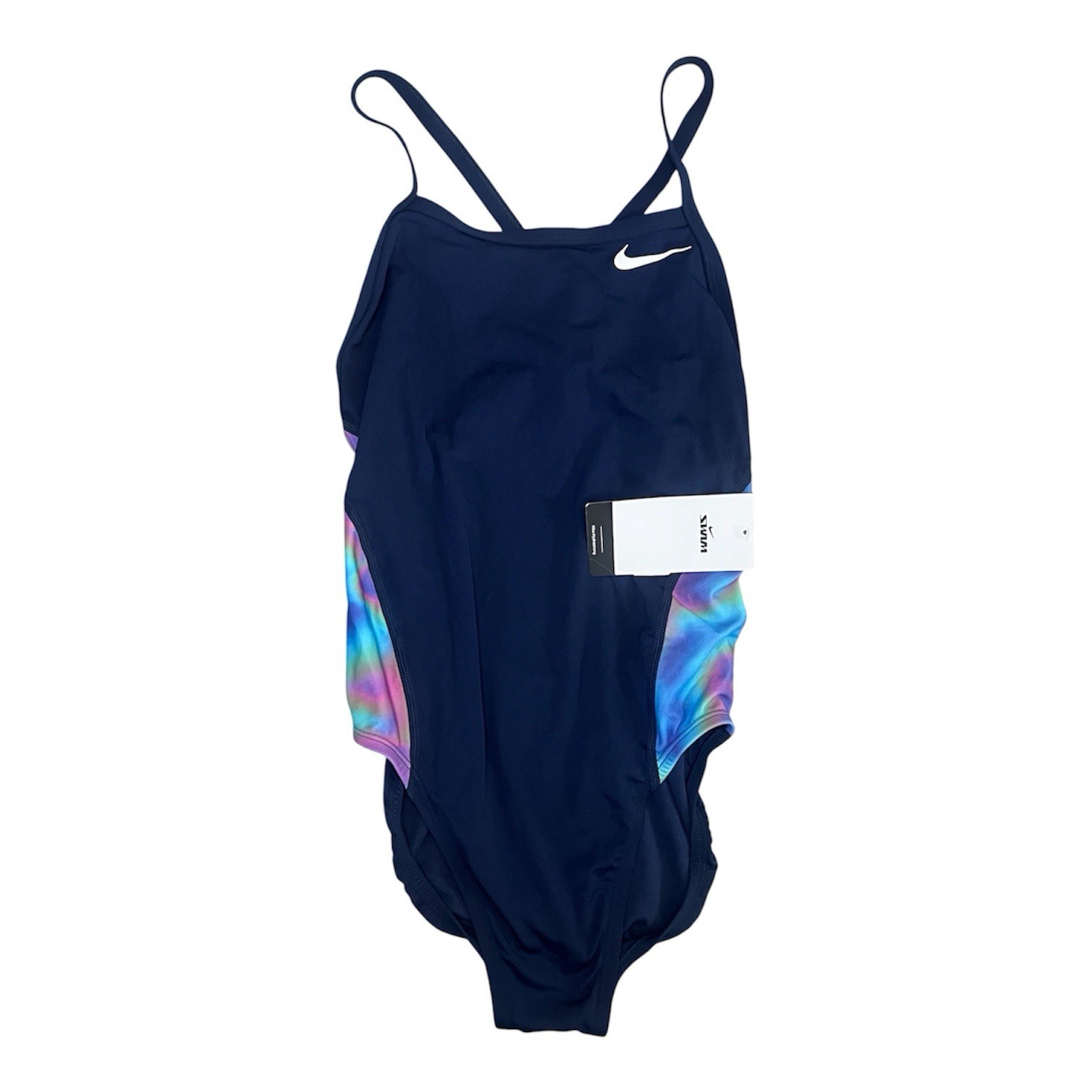 Nike Swim Women’s Hydrastrong Fastback One Piece Midnight Navy Size 34