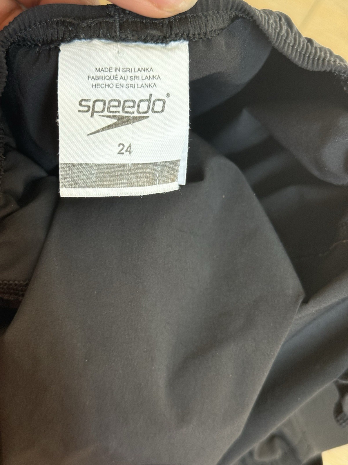 Speedo LRZ Pro Womens Size 24 Fina AA SP226927 Black