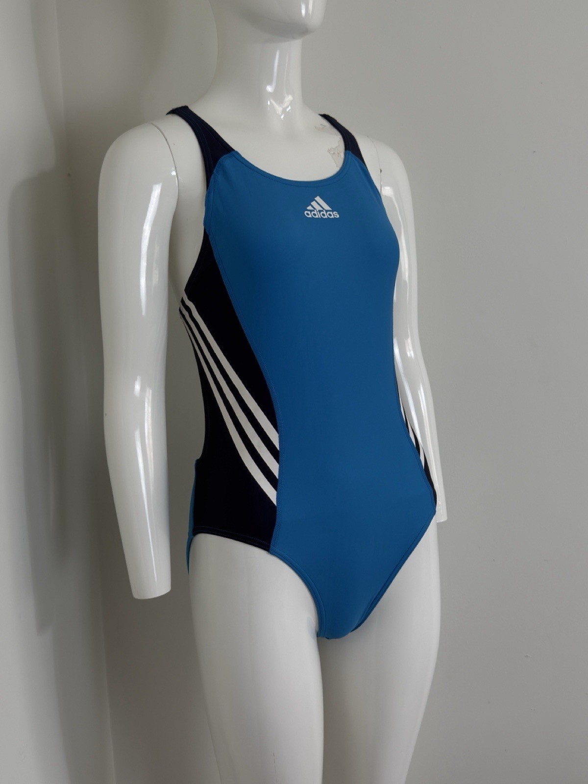 Adidas Womens One Piece Athletic Swimsuit Performance Training Swimwear Size S/M