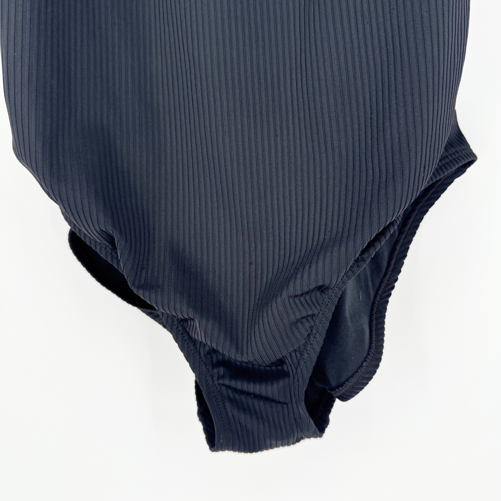 Speedo Ultraback One Piece Ribbed Swimsuit Black Plus Sz XXL Swim Sporty Modest