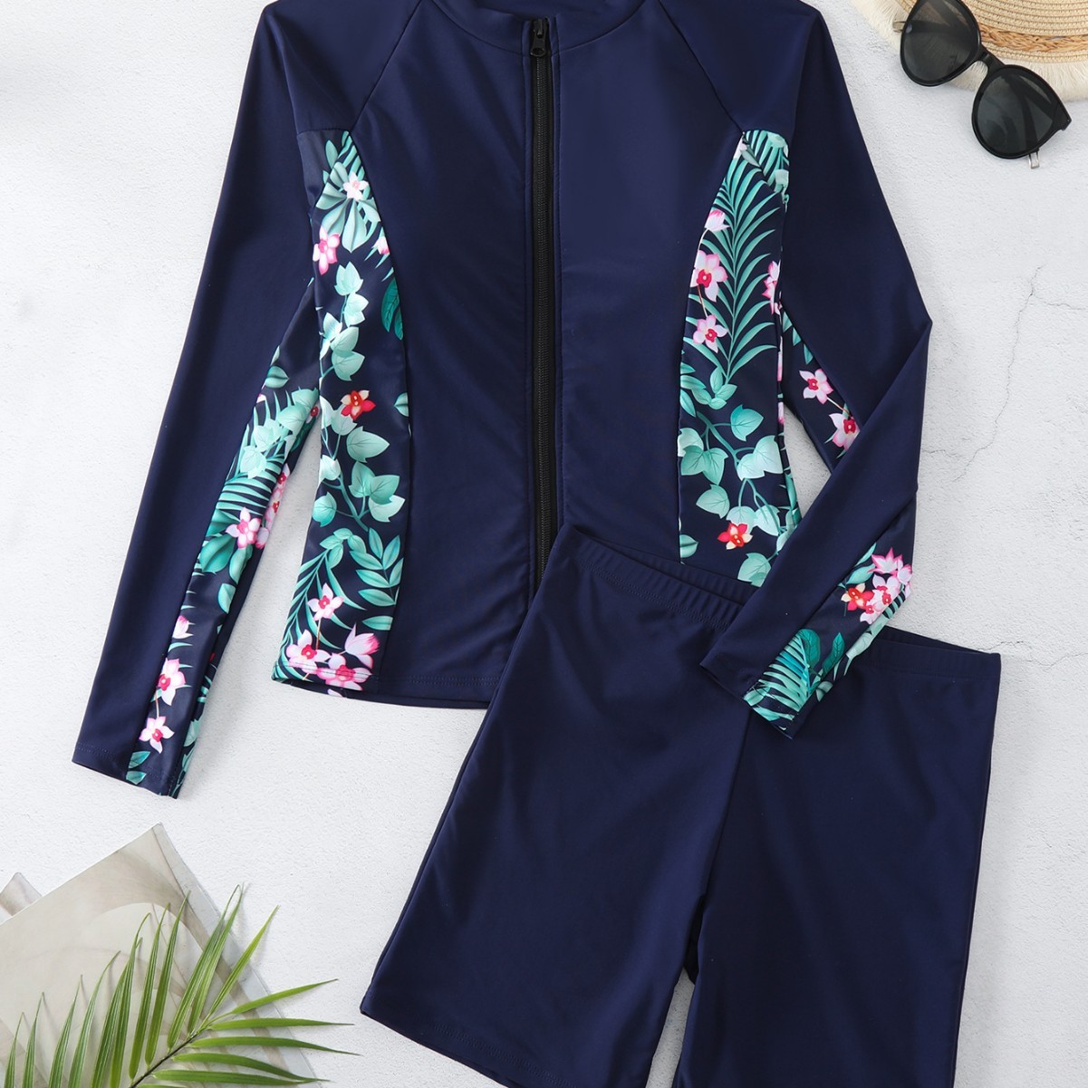 Swimsuits for Women 2 Pieces Rash Guard Wetsuit XS Small Medium Large Size 2-12