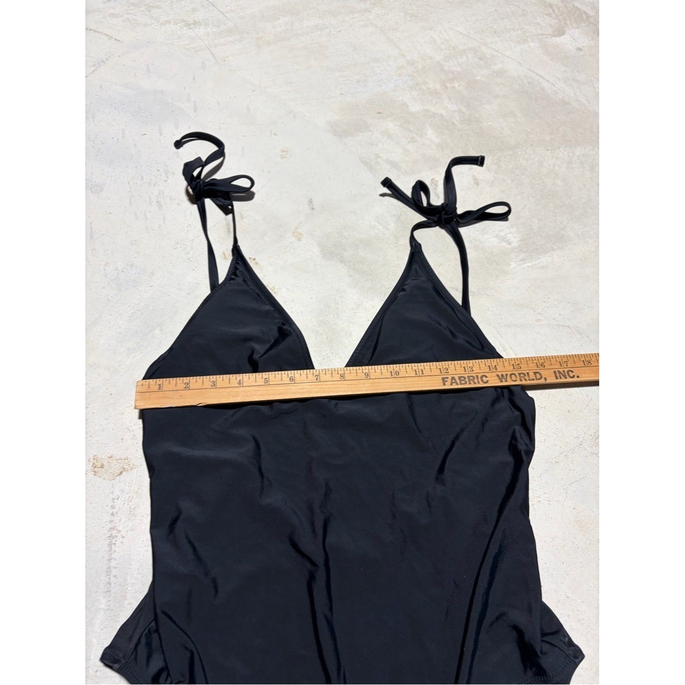 Aerie one piece full coverage black swimsuit large