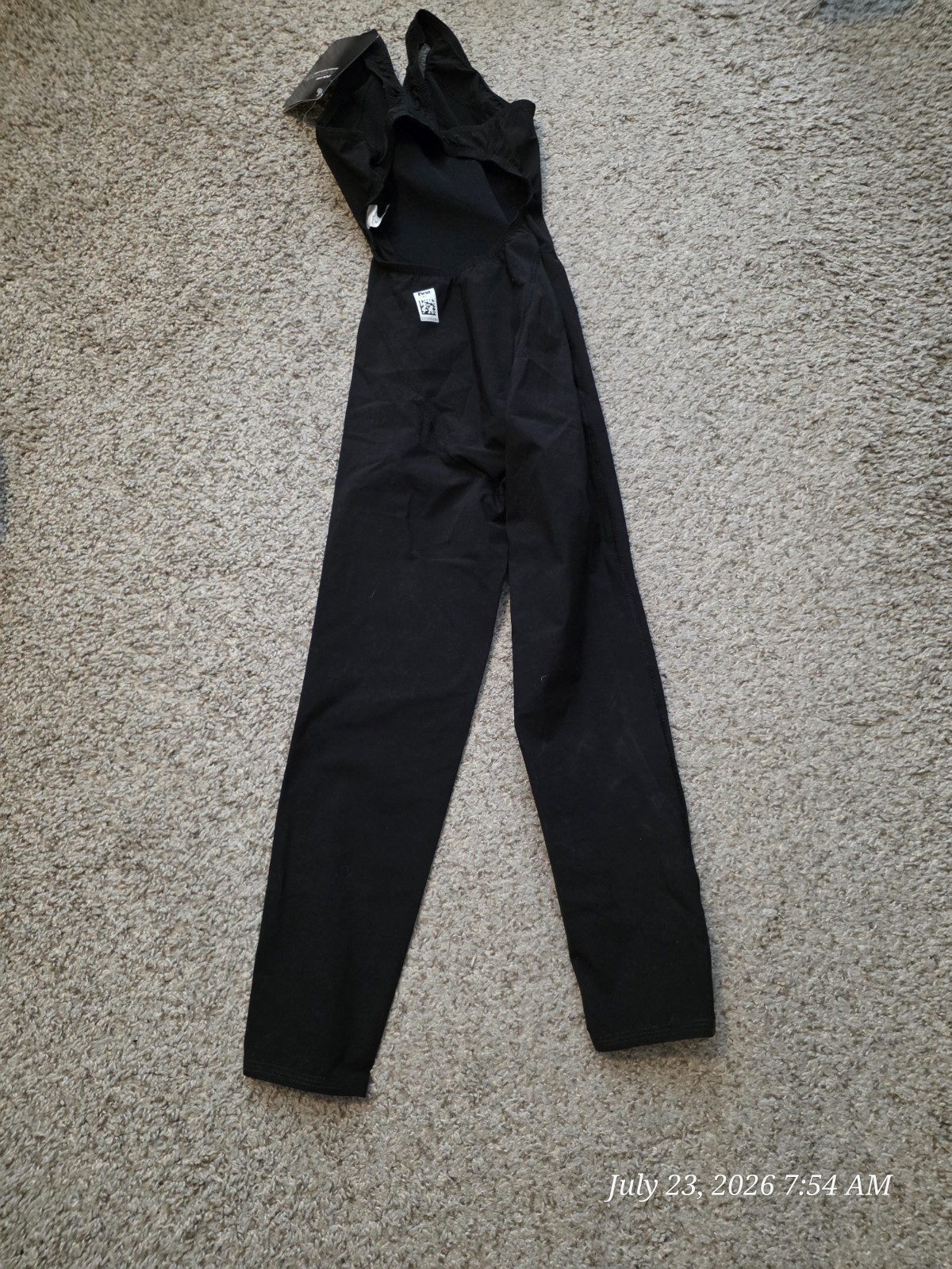 Dolfin Platinum 2 Pro FINA Approved Fullbody Kneeskin Swimsuit Size 28 Black