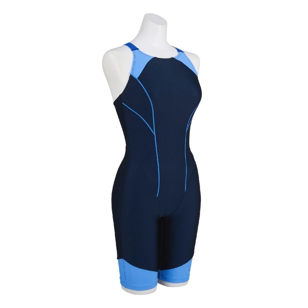 Mizuno Women’s Stroke ONE All-in-One Swim Fitness Suit N2JGB30282 Navy/C.Blue