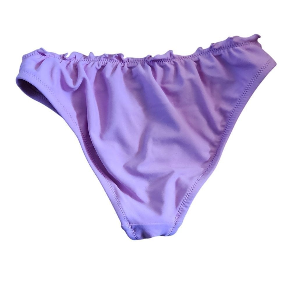 Xhilaration Lilac Ruffle Bikini Bottom Swimwear Swimming Pool Beach Summer XS