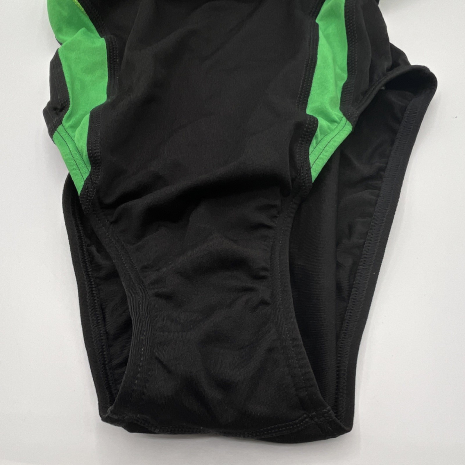NEW! Speedo Endurance+ Women’s Swimming One Piece Swimsuit Black Green Size 26