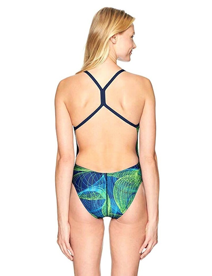 Speedo Women’s Cyclone Strong Back Endurance+ one Piece Swimsuit Size 14/40 New!