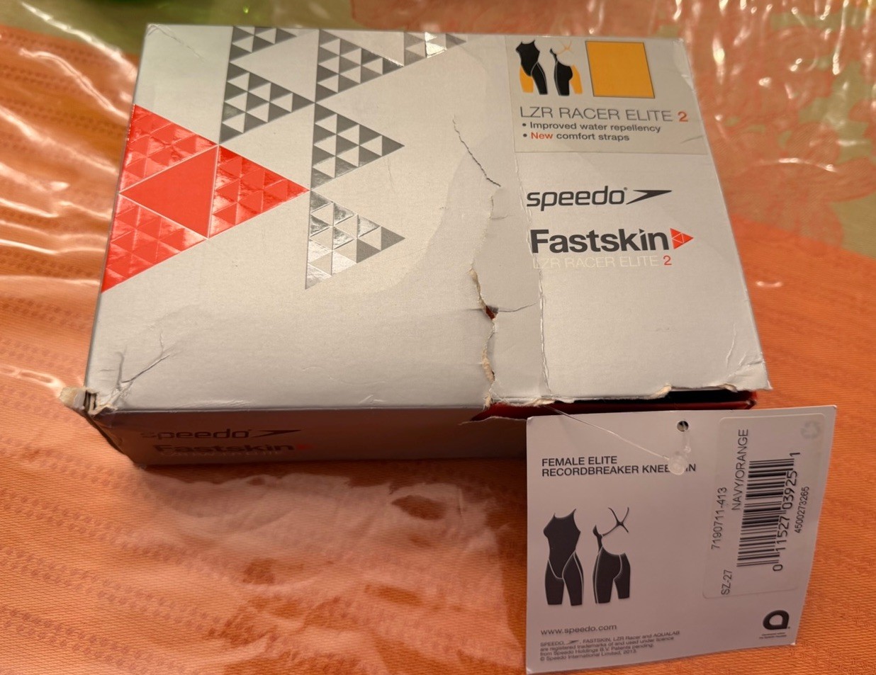 Speedo Fastskin Wmns Elite 2 RECORDBREAKER Kneeskin LZR Womens Size 27 With Tags