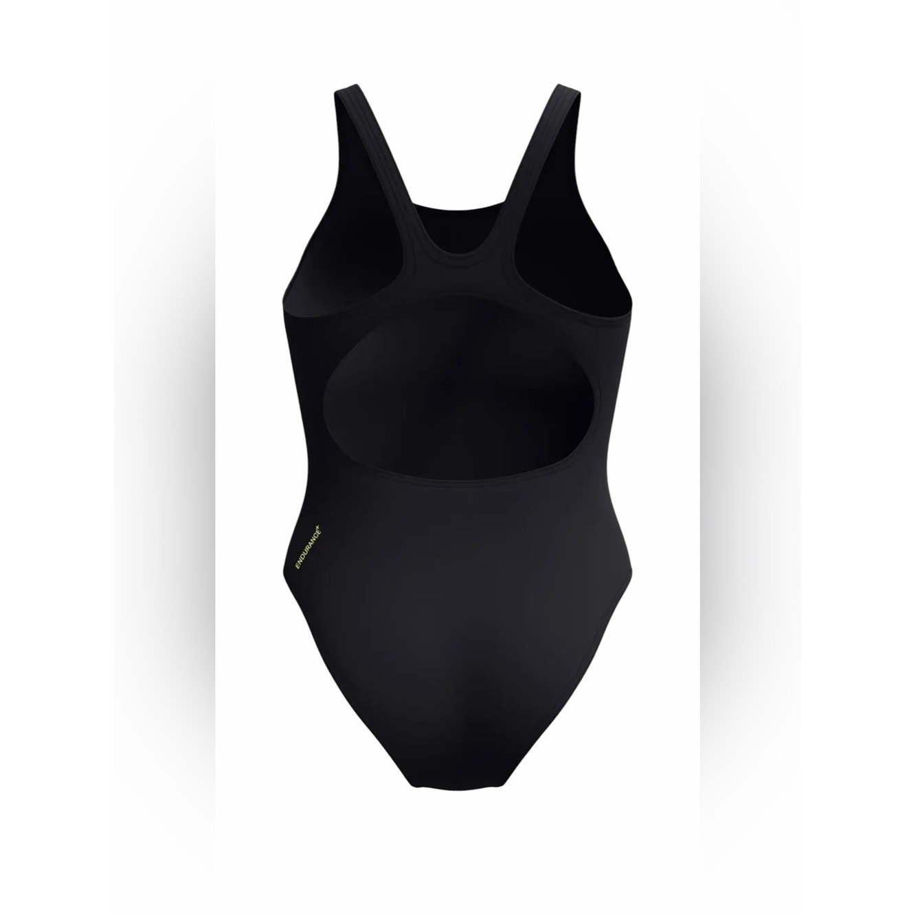 SPEEDO Endurance + Plus Placement Muscleback Swimsuit Black Green
