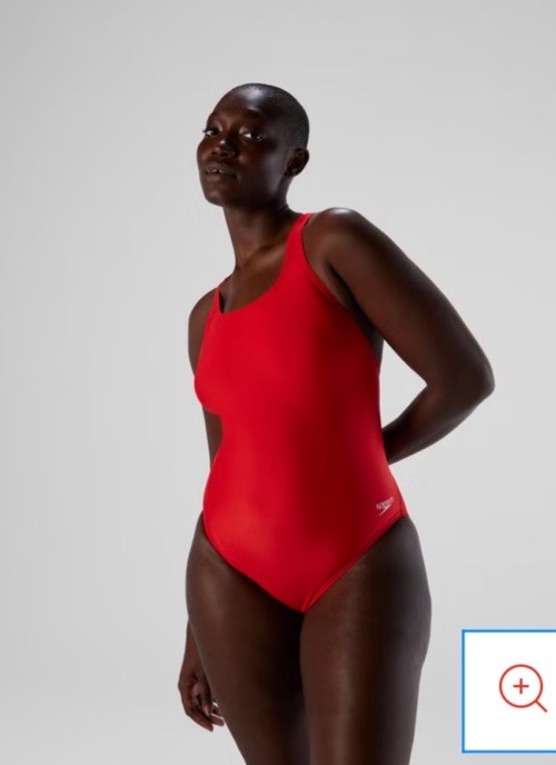 Speedo Women’s One PC Pro Lt Competition Bathing 10 36 Red Lined Swimsuit