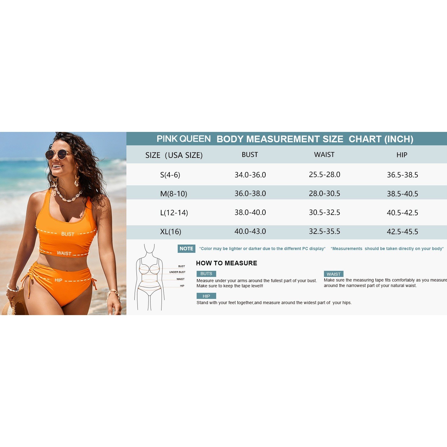 MSRP $35 Pink Queen Rose Red XL Bikini Set Racerback Ruched Crop Top Hig