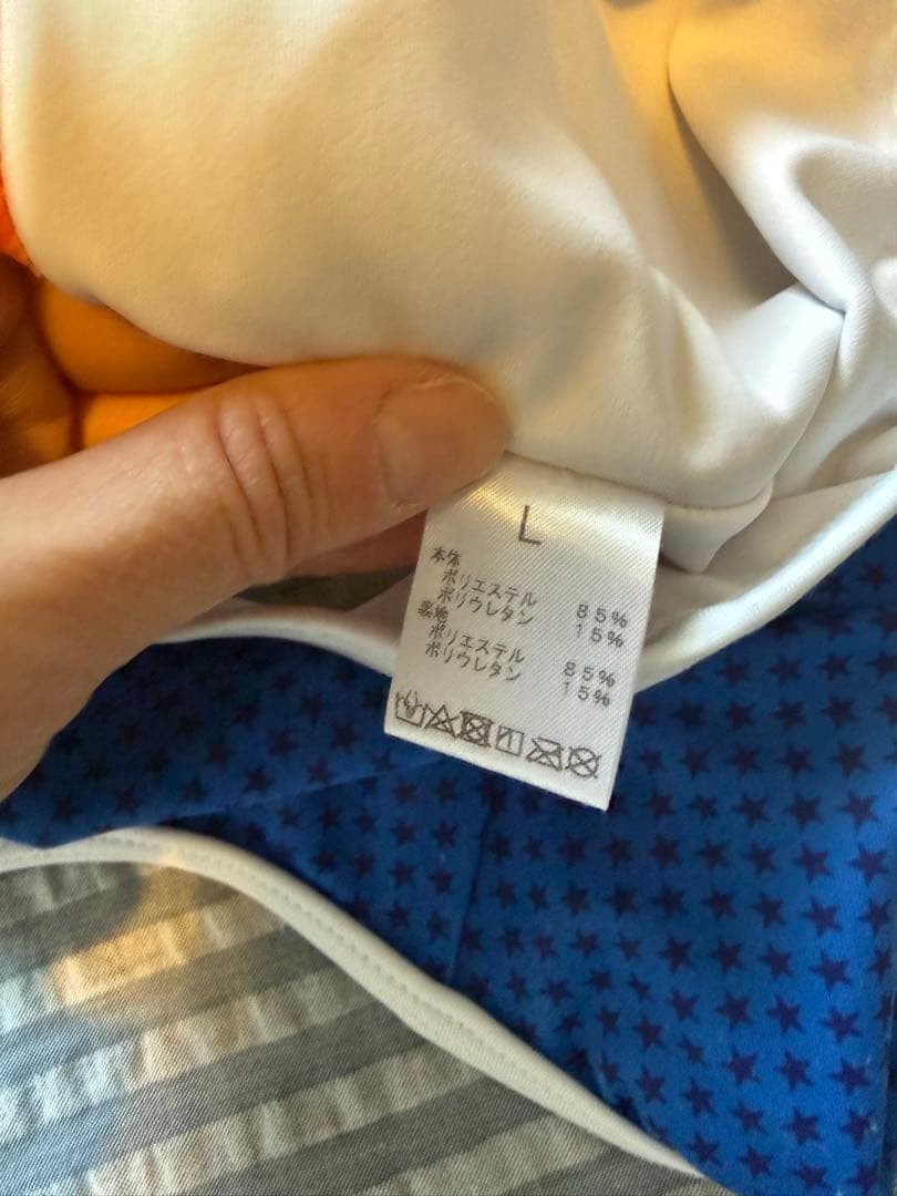 TYR Sports Swimsuit L Size Blue/White