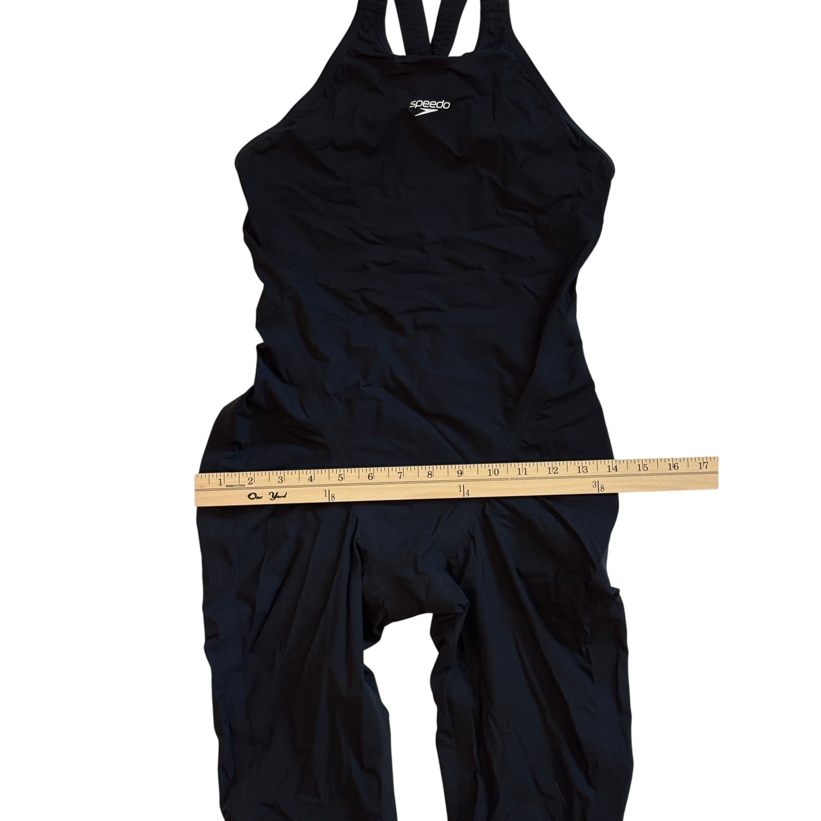 Speedo Fastskin 2.0 LZR Valor Womens 26 Black Open Back Competition Tech Suit