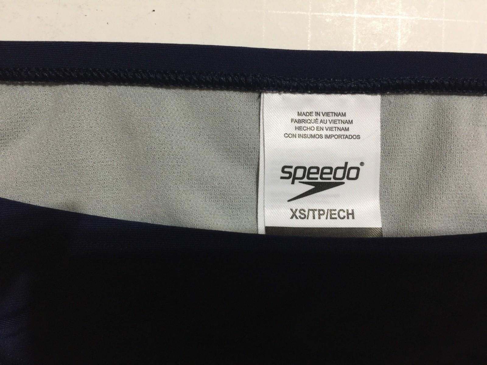 SPEEDO Hipster Peacoat Navy Bikini Swim Bottom UPF 50+ U.S Women X-Small $39.50