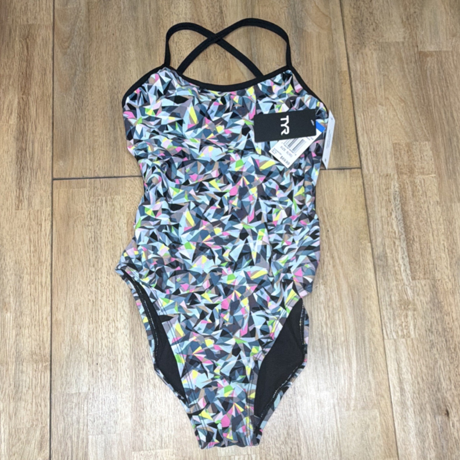 TYR One Piece Competitive Swimwear Swimsuit Size S (30) Polyester