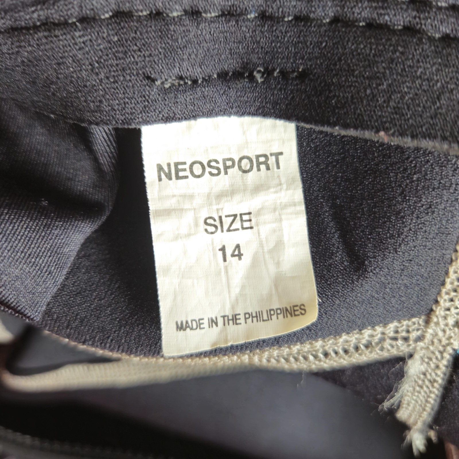 NeoSport Wetsuit Full Body Suit Womens Size 14 3/10MM Surf Swim Scuba Black Gray