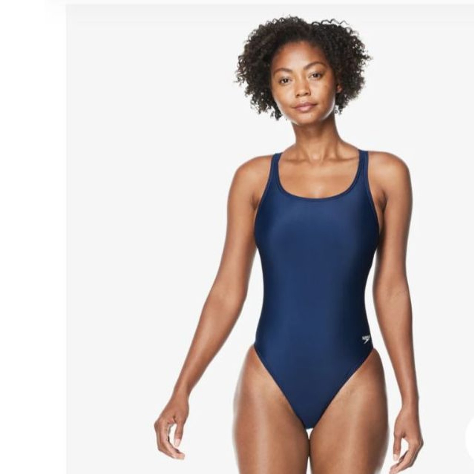 Women’s Speedo One Piece Swimsuit Navy Size 8/34