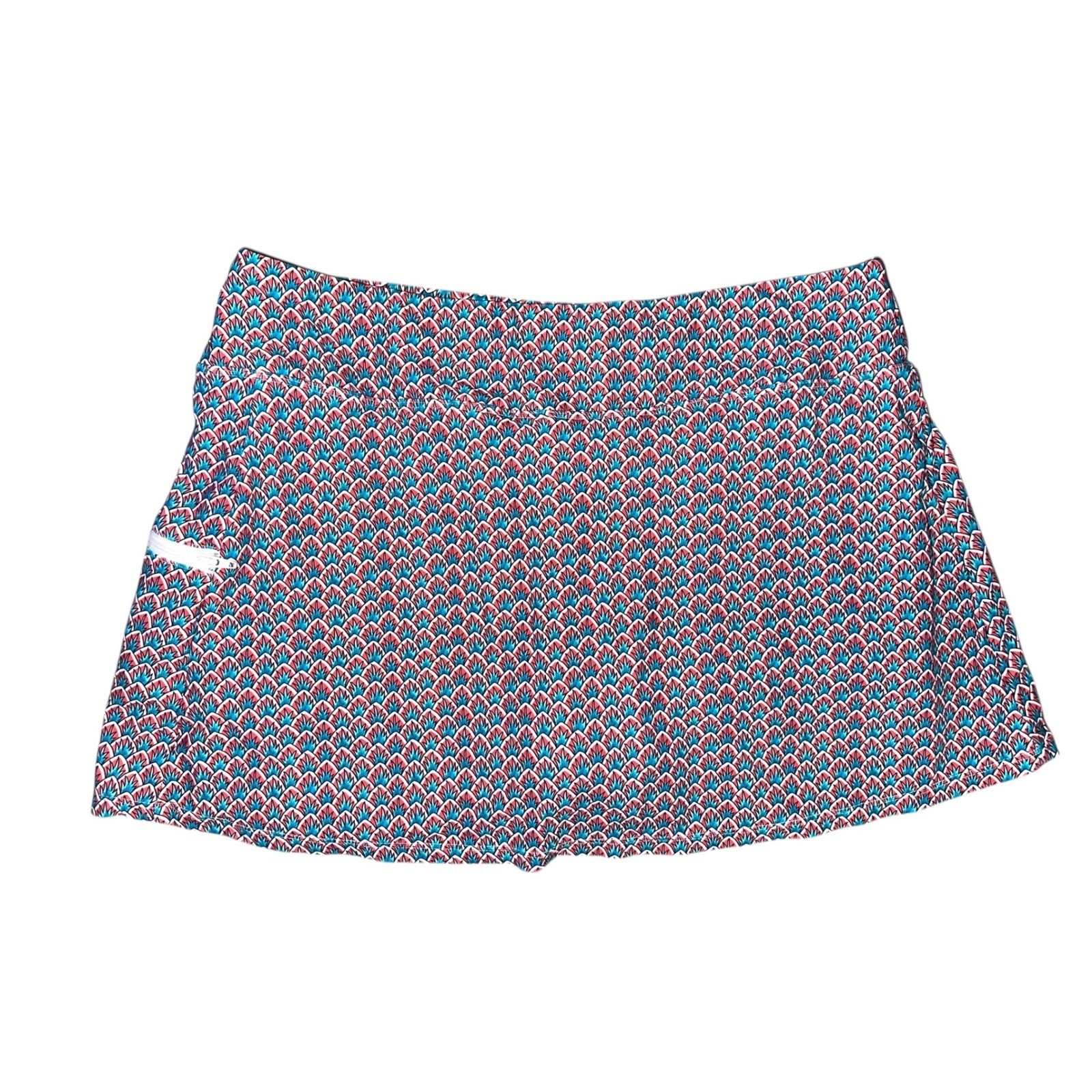F1 Beach House Swim Skort Skirt Geometric Resort Cruise Pool Active Swimwear 10