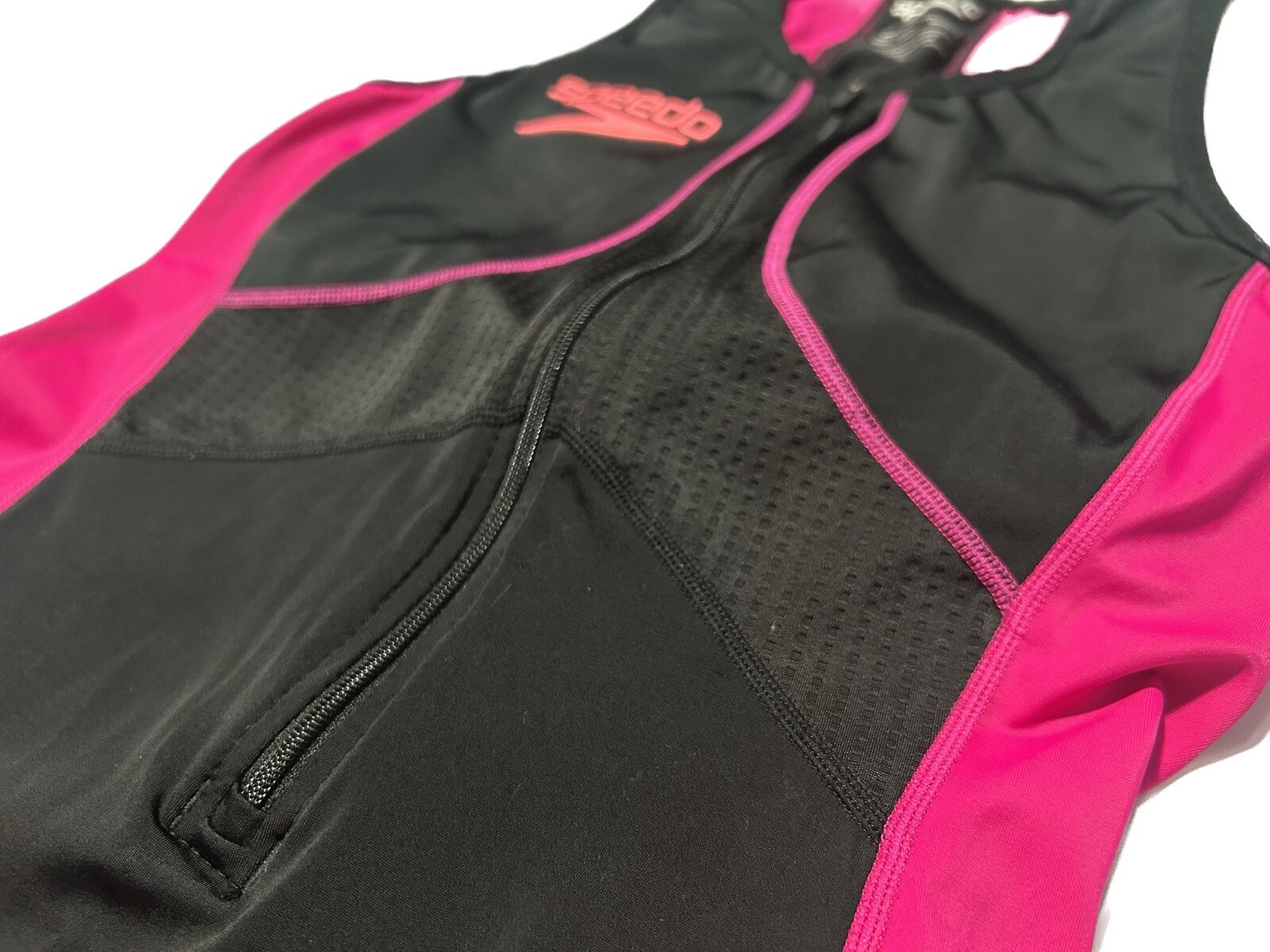 Speedo Women’s Fastskin Xenon Triathlon Sleeveless Top w/ Bra Size Small