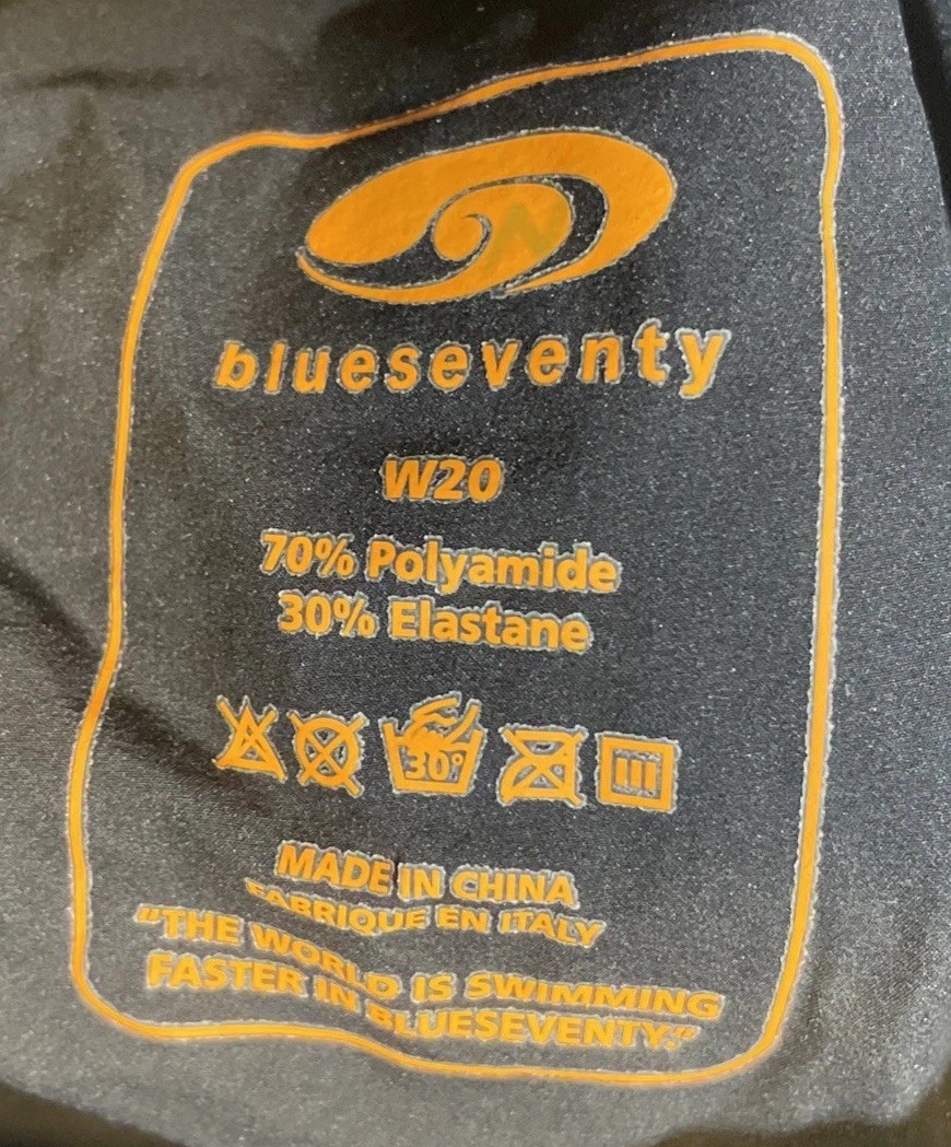 New With Tags Box Nero TX Kneeskin Women’s BlueSeventy Size W20 With Size Guide