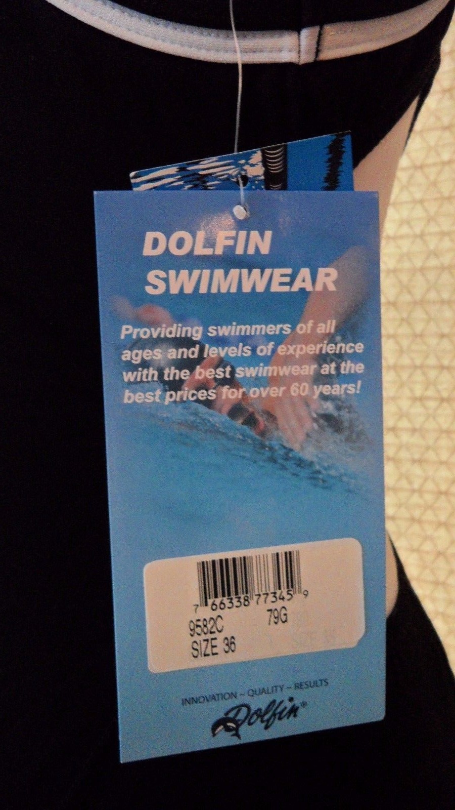 Dolfin Female Lifeguard DBX Back Swimsuit 9582C One Piece Black