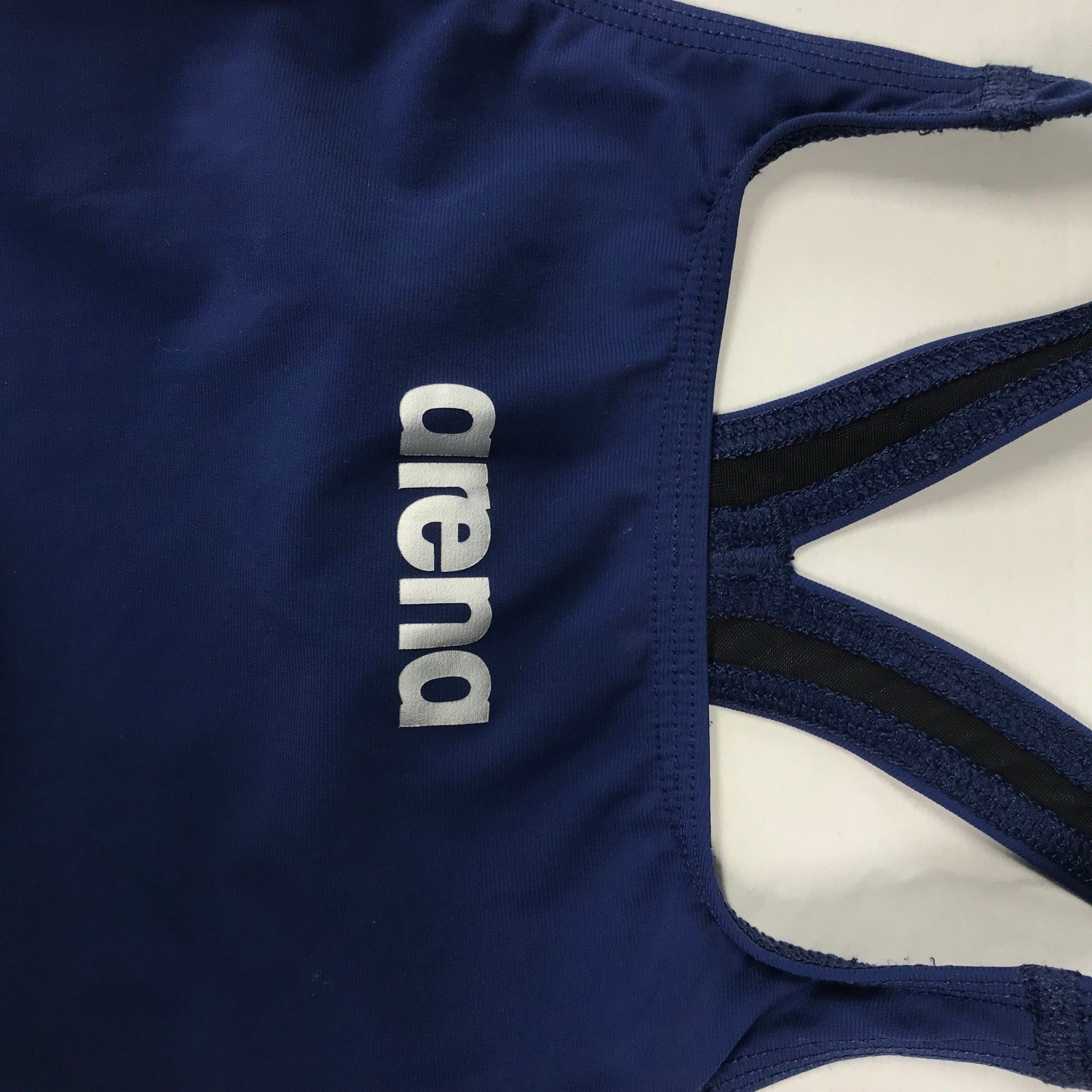 Arena Powerskin ST 2.0 Navy Blue Kneeskin Racing Swimsuit FINA Approved Size 24
