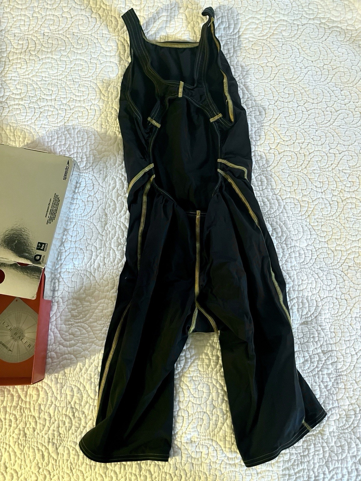 New Speedo Women’s Fastskin LZR Recordbreaker Kneeskin Open Back Sz 23