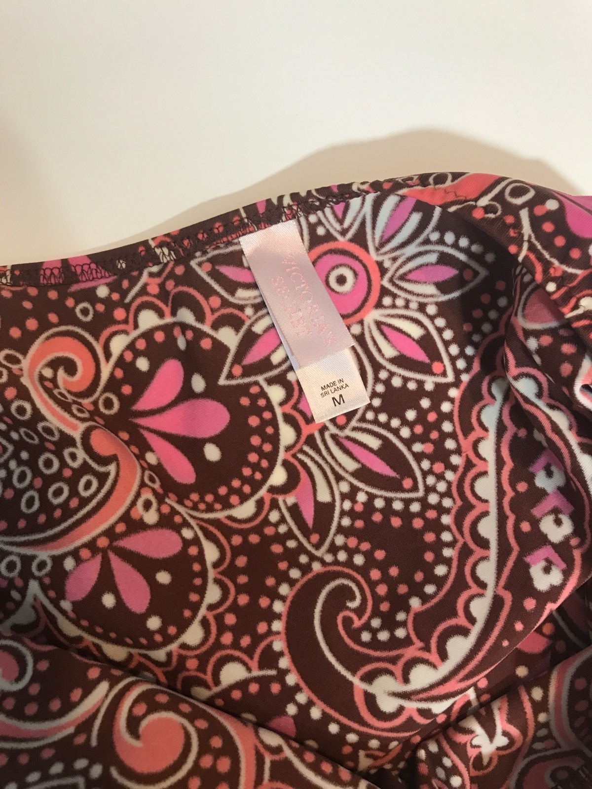 EUC Victoria’s Secret Paisley Print Size Medium Tankini Halter Top